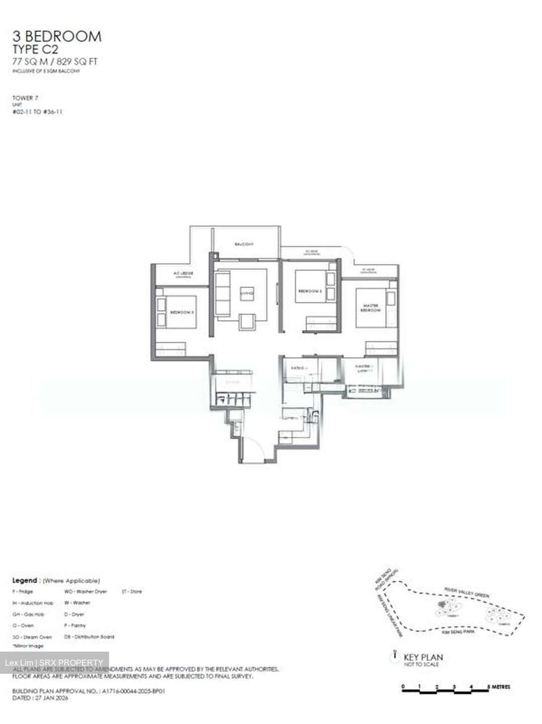 River Modern (D9), Apartment #550195031